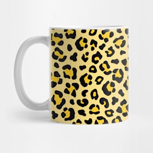 Yellow Leopard Print Mug